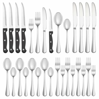MUTNITT 24-Piece Silverware Set
