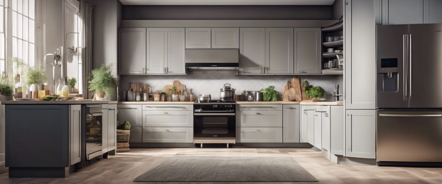 Modern kitchen appliances