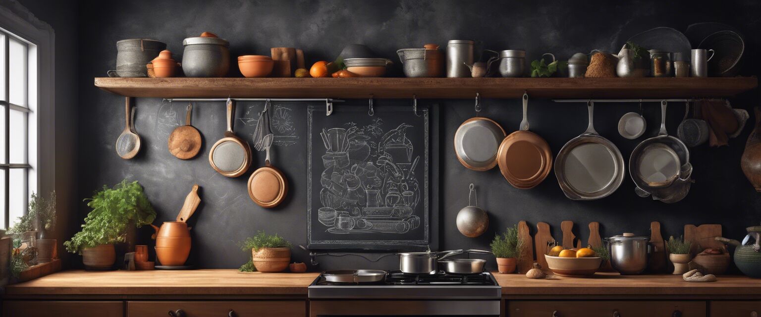 Decorative kitchen wall