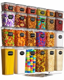 KEMETHY 24 PCS Airtight Food Storage Containers