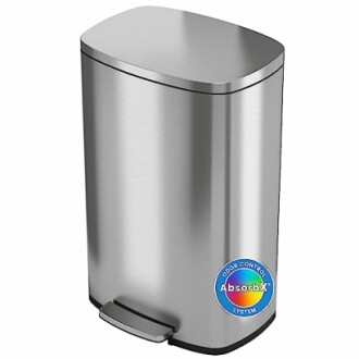 iTouchless SoftStep 13.2 Gallon Trash Can